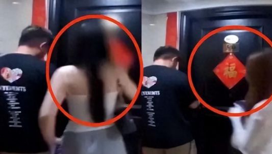 女子帶娃去度假丈夫3小時(shí)帶兩名女子回家被對門鄰居門鈴拍下(圖1)