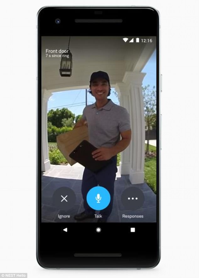 可視門鈴怎么開門